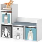 Vicco Детски рафт с пейка Luigi, 107,2 x 88,6 см - Image 3