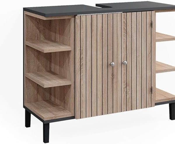 Шкаф под мивка Vicco Aquis, 79,6 x 64 см с 2 врати