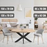 Крака за маса MIADOMODO- Паяк, 98x58x42 см, Индустриална - Image 8