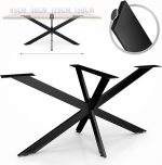 Крака за маса MIADOMODO- Паяк, 98x58x42 см, Индустриална