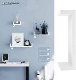 KELZIA U-образен плаващ рафт, комплект от 3 стенни рафта - Image 3