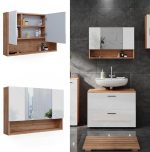 Vicco шкаф огледало Ирма модерен шкаф за баня 3 врати - Image 6