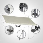 Тента Jago® със скоба - 350x80 см, регулируема по височина - Image 3