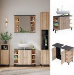 Шкаф под мивка Vicco Aquis, 79,6 x 64 см с 2 врати - Image 4