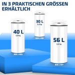 KESSER® сензорен кош, автоматичен кош за отпадъци, 40л. - Image 7