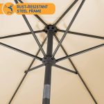 Градински чадър, полиестер 180 g/m² (UV 30+) Parasol - Image 6
