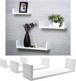 KELZIA U-образен плаващ рафт, комплект от 3 стенни рафта - Image 6