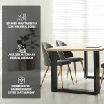 Крака за маса MIADOMODO- Правоъгълна стомана 40 x 43 см - Image 3