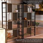 MIADOMODO® Библиотека - с 4 нива, 79x30x155 см - Image 7