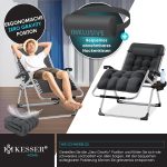 KESSER® шезлонг, сгъваем, товароподемност 200 кг, - Image 2