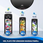 KESSER сензорен кош за отпадъци, неръждаема стомана, 56л. - Image 3