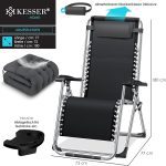 KESSER® шезлонг, сгъваем, товароподемност 200 кг, - Image 4
