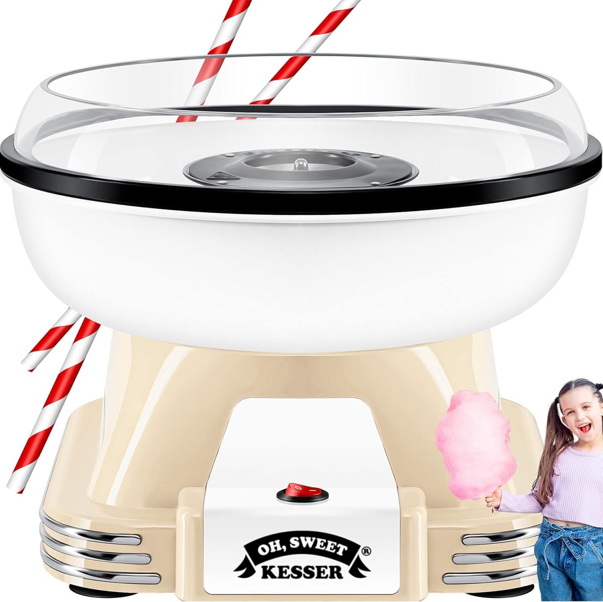 KESSER® комплект машина за захарен памук за вашия дом - Image 5