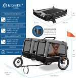 KESSER® 3in1 Велосипедно ремарке товароносимост 40 кг - Image 4
