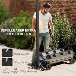 SPORTNOW Баскетболен кош за открито със стойка - Image 7