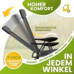 KESSER® Комплект от 2 градински стола, алуминиеви - Image 2