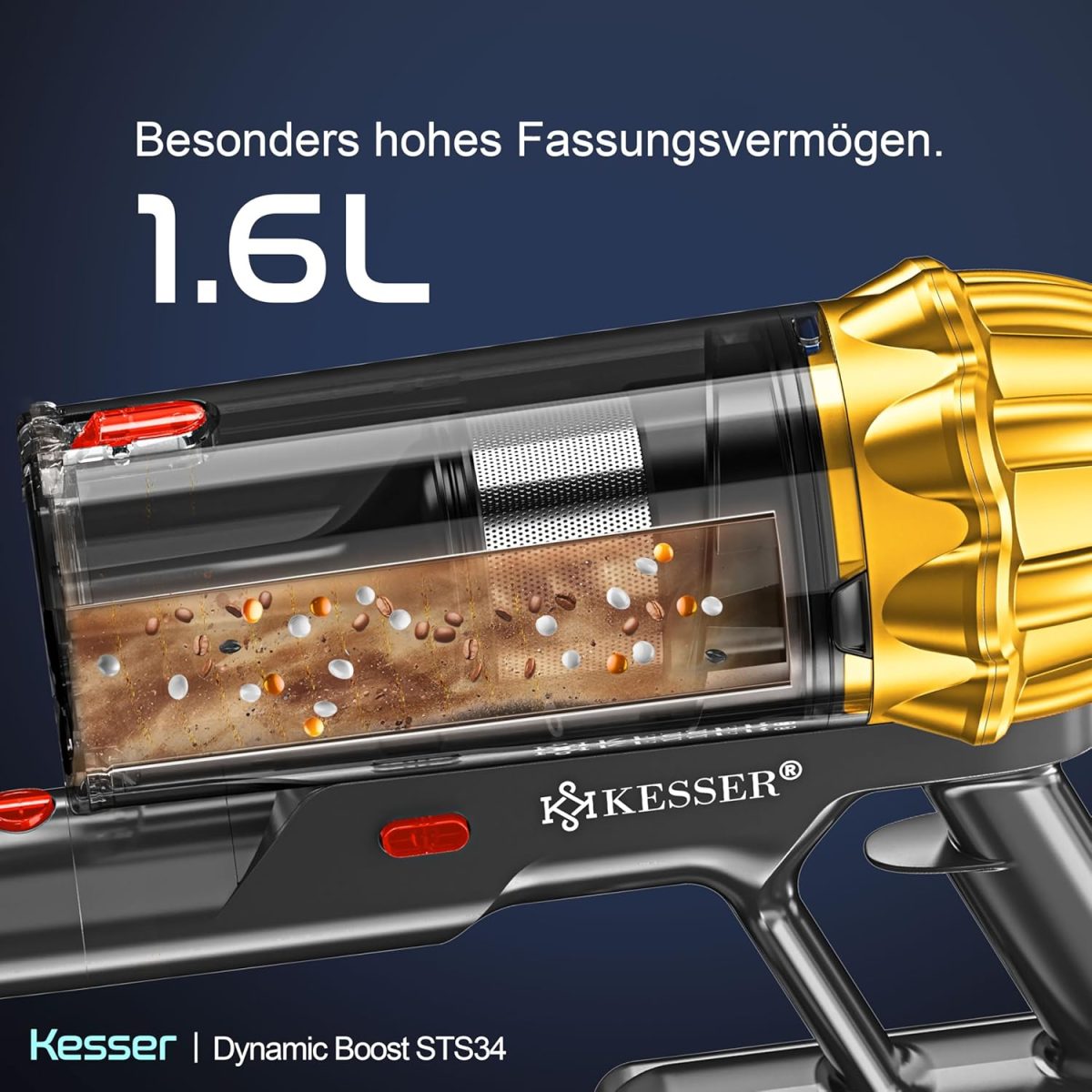 Безжична прахосмукачка KESSER® с до 70 мин. време - Image 4