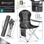 KESSER® къмпинг стол сгъваем до 150 кг - Image 3