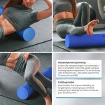 ScSPORTS® Пилатес ролка - 90x15 см, пяна, синя - Image 5