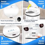 KESSER® сензорен кош, автоматичен кош за отпадъци, 40л. - Image 4