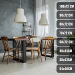 Крака за маса MIADOMODO- Правоъгълна стомана 40 x 43 см - Image 6