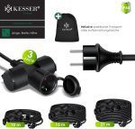 KESSER® Удължителен кабел 15m многощепсел с 3 x Schuko - Image 3