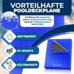 KESSER® Соларно покривало за басейн Брезент 304x210cm - Image 4