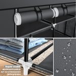 KESSER® Сгъваем гардероб с релса за дрехи и рафтове - Image 7