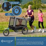 KESSER® 3in1 Велосипедно ремарке товароносимост 40 кг - Image 5