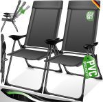 KESSER® Комплект от 2 градински стола, алуминиеви