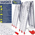 MASKO® Товарна рампа 340 кг Сгъваема ALU товарна рампа - Image 7