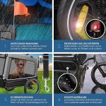 KESSER® 3in1 Велосипедно ремарке товароносимост 40 кг - Image 8