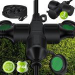 KESSER® Удължителен кабел 15m многощепсел с 3 x Schuko - Image 7