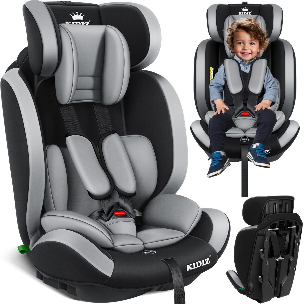 KIDIZ® детско столче за кола 9-36 кг - Image 12