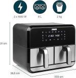 Еър фрайер Princess с горещ въздух с двойна камера - Image 8