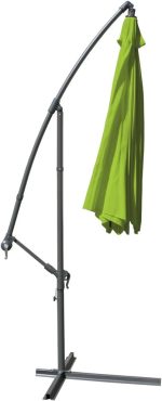 Висящ чадър Ø 350 см, градински чадър, включително стойка - Image 7