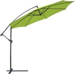 Висящ чадър Ø 350 см, градински чадър, включително стойка - Image 3