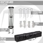 Jago® Шатра - 3x3 м, Водоотблъскваща, UV защита, - Image 6