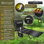 Къмпинг стол - легло KESSER® 2 в 1, шезлонг, до 160 кг - Image 4