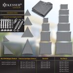 KESSER® слънцезащитно платноHDPE плат 3x5м - Image 9