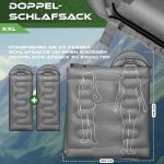 KESSER® Спален чувал за 3-4 сезона 175 x 83 cm - Image 5