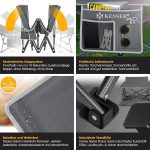 KESSER® Сгъваемо къмпинг легло, къмпинг шезлонг 210см - Image 8