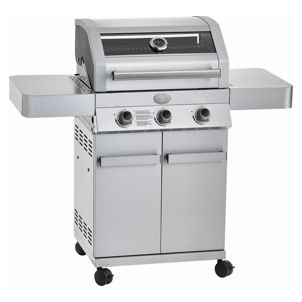 Газово барбекю GOURMET G3 от неръждаема стомана 50 mbar - Image 1