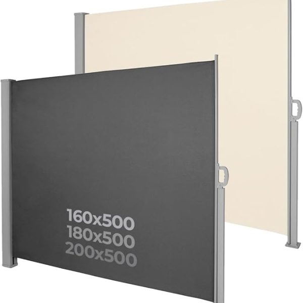 Jago® Прибиращ се параван за външна употреба 500 x 180 см