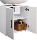 Шкаф за мивка Vicco Irma, бял гланц, 60 x 59 см - Image 4