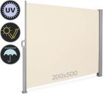 Jago®Прибираща се дворна странична тента 500 x 200 см - Image 2