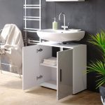 Шкаф за мивка Vicco Irma, бял гланц, 60 x 59 см - Image 5