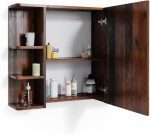 Огледален шкаф за баня Vicco Fynn, антично дърво, 80 x 64 см - Image 5