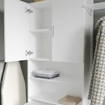 Шкаф за пералня Vicco Martha, бял, 64 x 190 см с 2 къси врати - Image 9