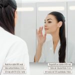 Огледален шкаф за баня Aquamarin® с осветление и шкаф - Image 6